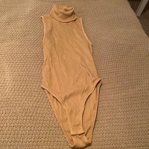 Zara sleeveless turtleneck bodysuit